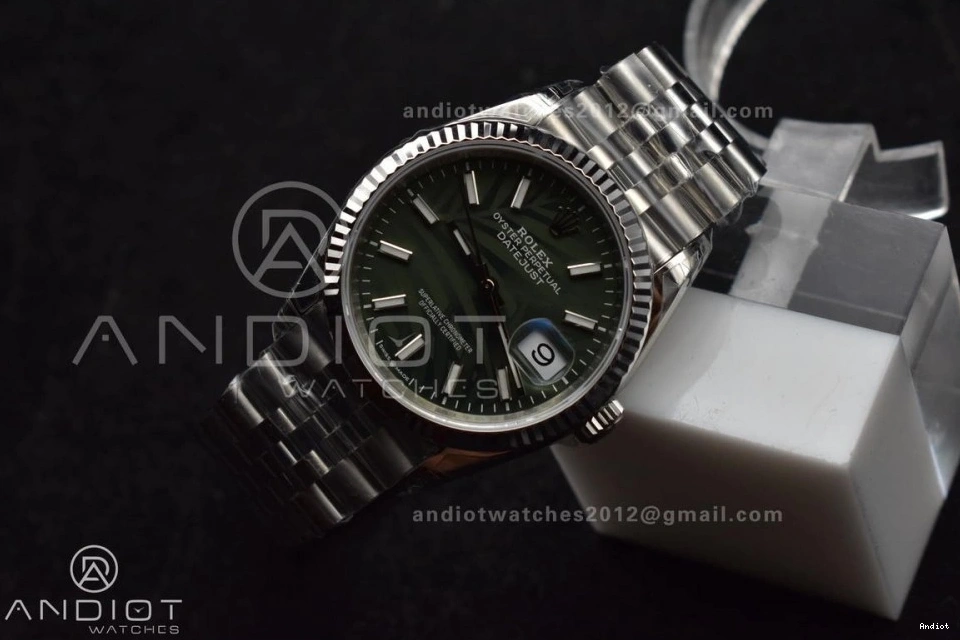 126234 SS 1:1 VSF Best 576 904L 36 DateJust Jubilee Steel ComfortFit Dial on VS Edition Green Bracelet Leaf 0723